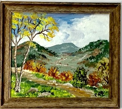 Painting by P. Berg